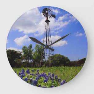 Texas Windmill Clock Große Wanduhr