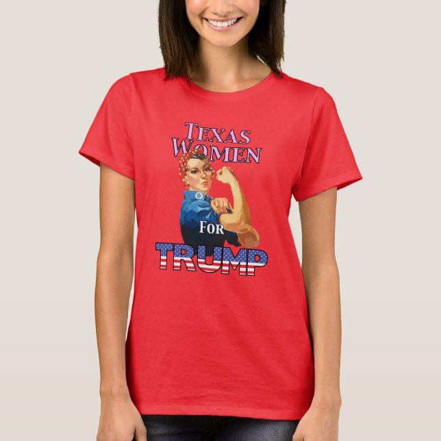 Texas Women für Trump T - Shirt (Vorderseite)