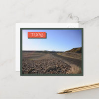 Texas Wüste Open Road Big Bend Postkarten