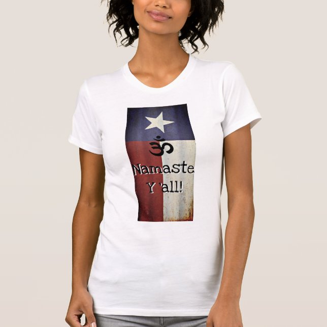 Texas-Yoga T-Shirt (Vorderseite)