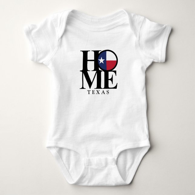 Texas ZUHAUSE Baby One Stück Strampler (Vorderseite)