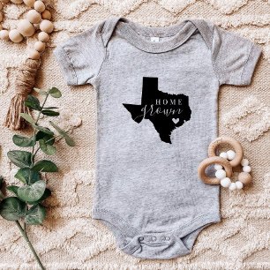 Texas Zuhause Grown Staat T-Shirt Baby Strampler