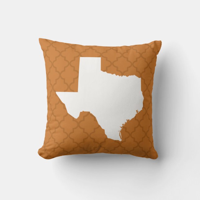 Texas Zuhause Staat Quatrefolienkissen Kissen (Vorderseite)