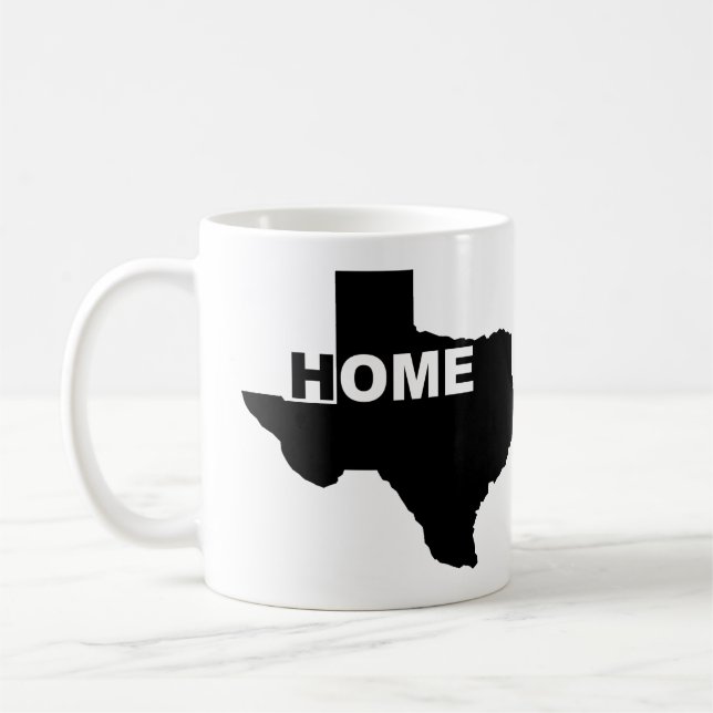 Texas Zuhause weg von Zuhause Coffee Tasse Trage M (Links)