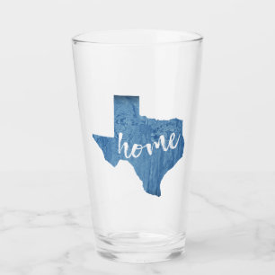 Texas Zuhause Wood Grain Glas