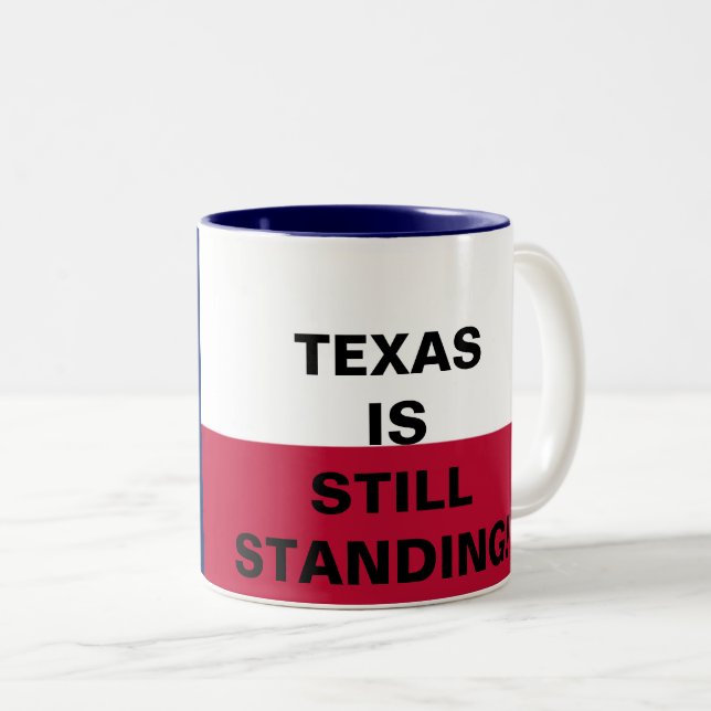TEXAS ZWEIFARBIGE TASSE (VorderseiteRechts)