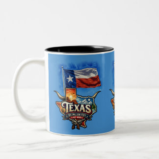 TEXAS ZWEIFARBIGE TASSE