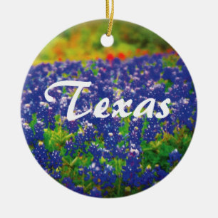 TexasBluebonnets Keramik Ornament
