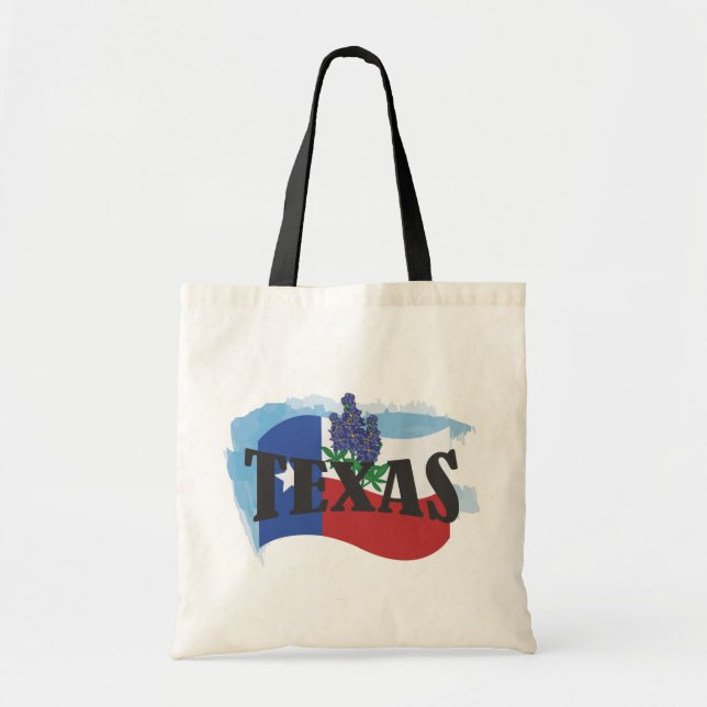 Texasbluebonnets-Tasche Tragetasche (Vorne)