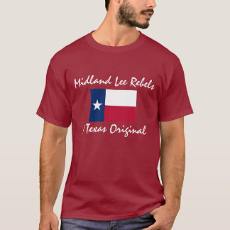 Texasflagge, binnenländische Lee-Rebellen, eine T-Shirt