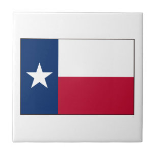Texasflagge Fliese