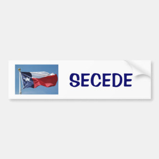 Texasflagge, SECEDE Autoaufkleber