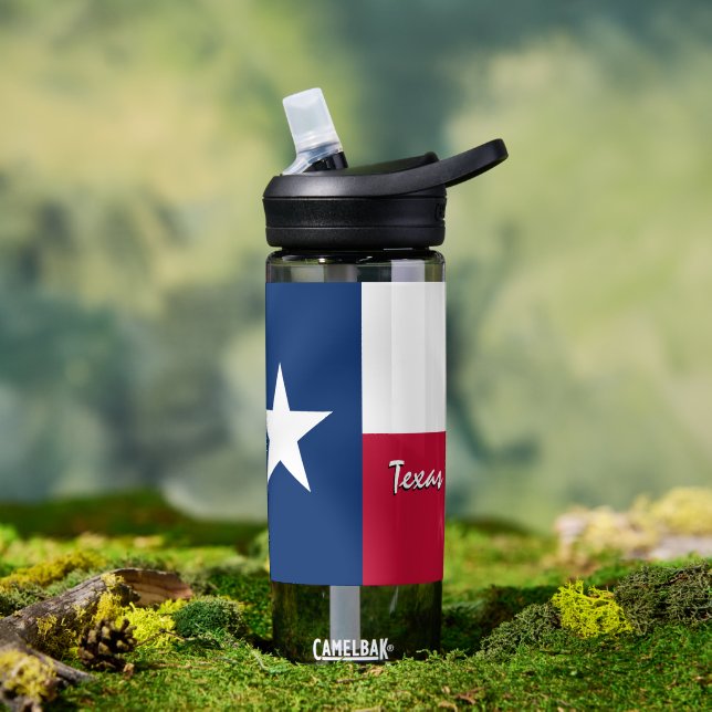 Texasflasche, patriotische Texasfahne Trinkflasche (Außenbereich)