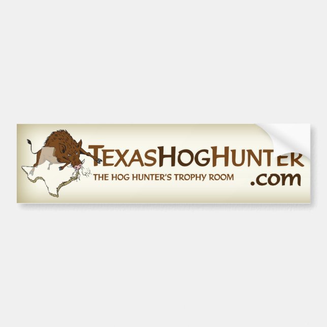 TexasHogHunter.com-Autoaufkleber Autoaufkleber (Vorne)