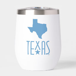 Texasymbole, Staat von Texas, blau