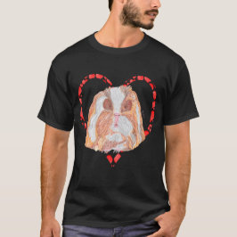 TEXEL GUINEA PIG HEART T-Shirt