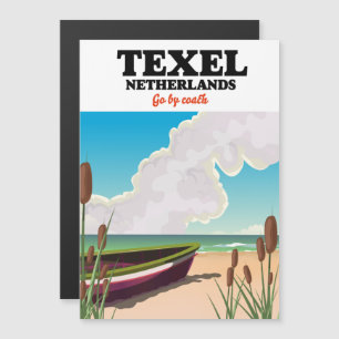 Texel Netherlands Reiseposter Magnetkarte