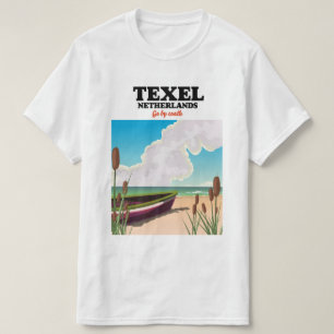 Texel Netherlands Reiseposter T-Shirt
