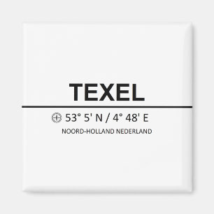 Texelkoordinate - Texel-Koordinaten Magnet
