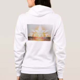 TeXit Coin Leinwand Zipper Hoodie