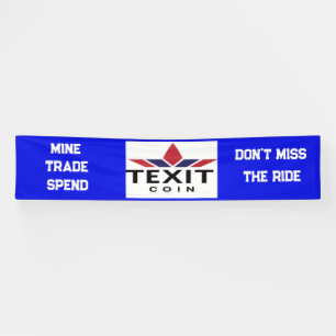 TeXit-Coin-Logo 2.5' x 12' Banner