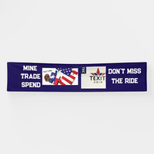 TeXit-Coin-Logo 2.5' x 12' Banner