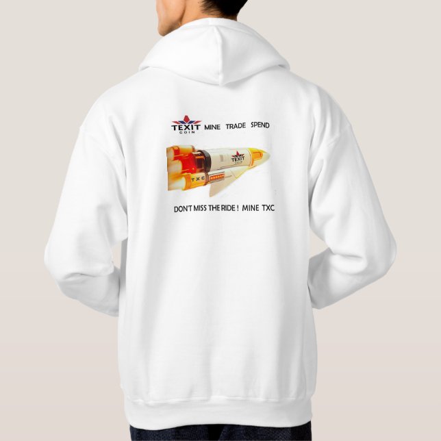 TeXit Coin Mens Basic Hoodie (Rückseite)