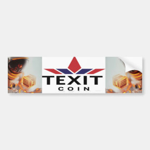 TeXit Coin Mine TXC und Verpassen Sie nicht die Fa Autoaufkleber