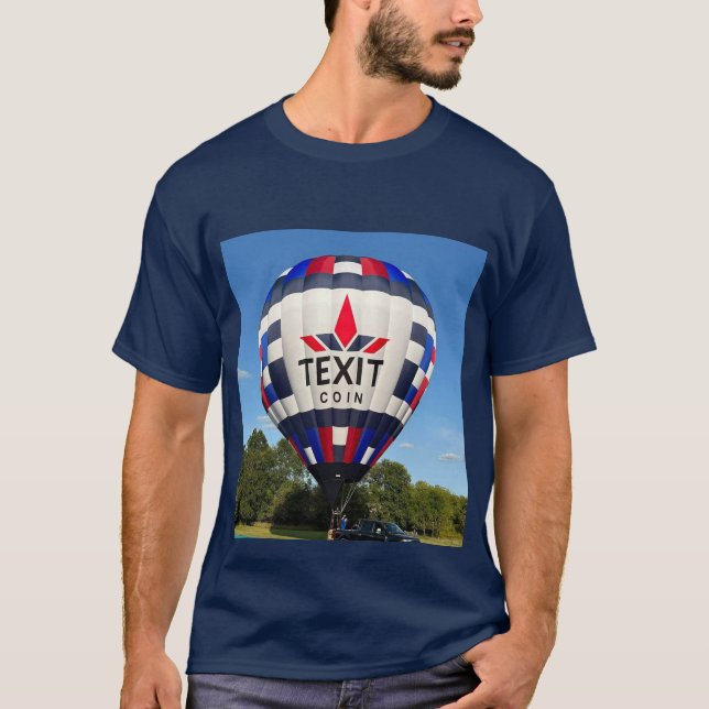 TeXit-Münzscan in meinen Balkon T-Shirt (Vorderseite)