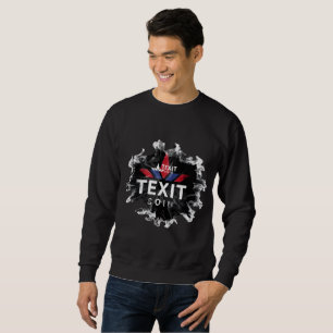 TexitCoin offizielles Logo auf der Rückseite M ode Sweatshirt