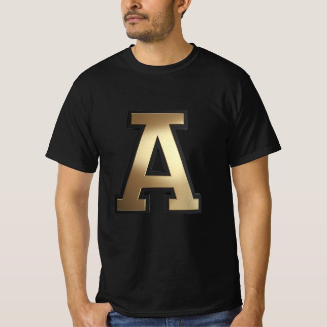 Text "A" T-Shirt (Vorderseite)