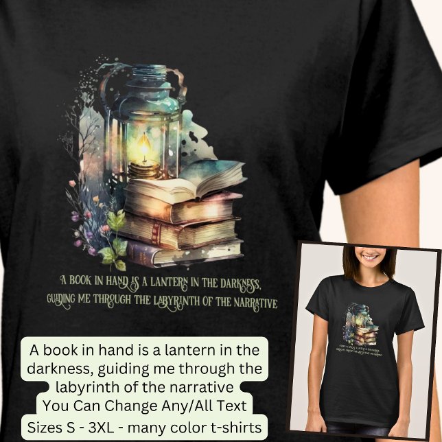 Text ändern, Bücher & Schriften, Zitat, Schwarz T-Shirt (Von Creator hochgeladen)