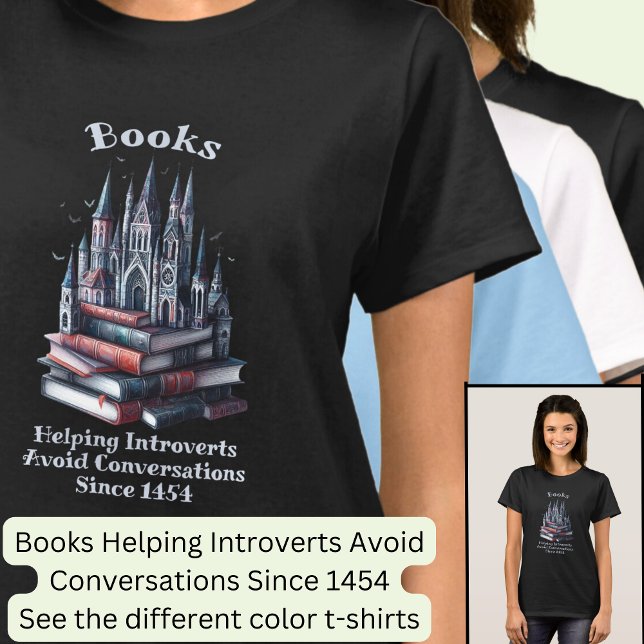 Text ändern, Bücher vermeiden, T-Shirt (Von Creator hochgeladen)