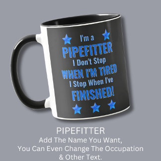 Text ändern, ich bin ein Rohrinstallateur, nicht a Tasse