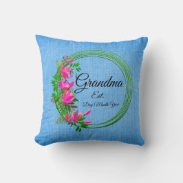 Text ändern Oma Est Großmutter Großkind Kissen