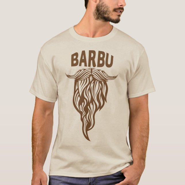 Text_barbu_barbe_familie_510______________________ T-Shirt (Vorderseite)