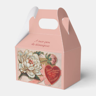 Text-Bevorzugungskästen des Vintagen Valentine Geschenkschachtel