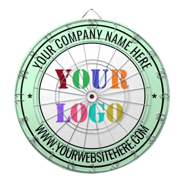Text-Dart-Board für benutzerdefinierte Firmenlogo  Dartscheibe (vorne)
