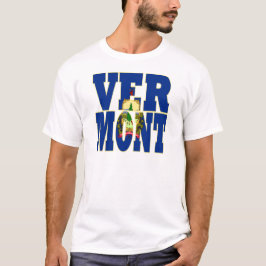 Text der Landesflagge von Vermont T-Shirt