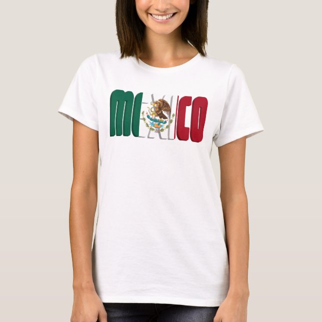 Text der MEXIKO-Flag T-Shirt (Vorderseite)
