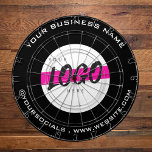 Text der Werbeaktion für benutzerdefiniertes Firme Dartscheibe<br><div class="desc">Perfektes Werbeprodukt für Ihre Firmenveranstaltungen,  Werbegeschenke für Ihre Marke! Das Design hat ein Logo und individuelle Texte wie Website ,  Tagline ,  Social Media Das Produkt hat ein schwarz-weiß Thema. Personalisieren Sie Ihre Bedürfnisse vollständig und senden Sie mir eine Nachricht für jede Hilfe.</div>