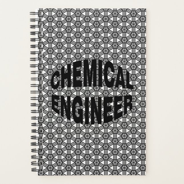 Text des Black Chemical Engineer Planer (Vorderseite)