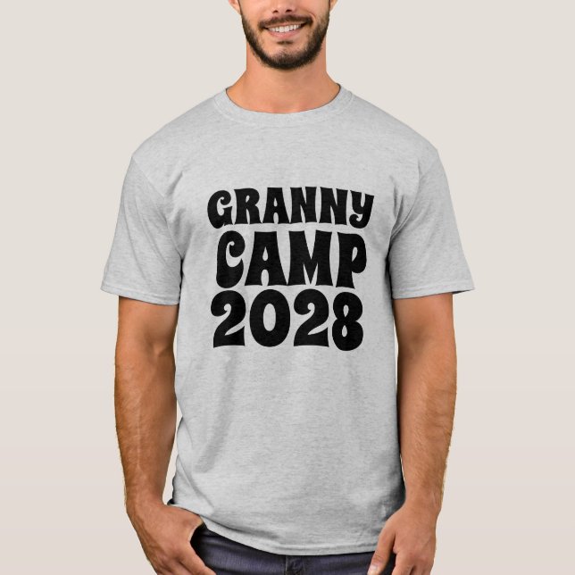 Text des Retro-Granny-Camps T-Shirt (Vorderseite)