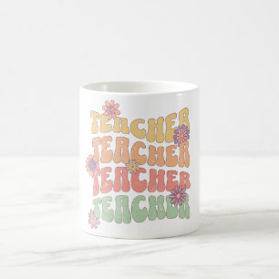 Text-Design im Retro-Stil Kaffeetasse
