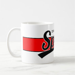 Text-Design: SPORTschwarz + Ihr eigener Text & Ide Kaffeetasse