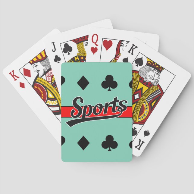 Text-Design: SPORTschwarz + Ihr eigener Text & Ide Spielkarten (Rückseite)