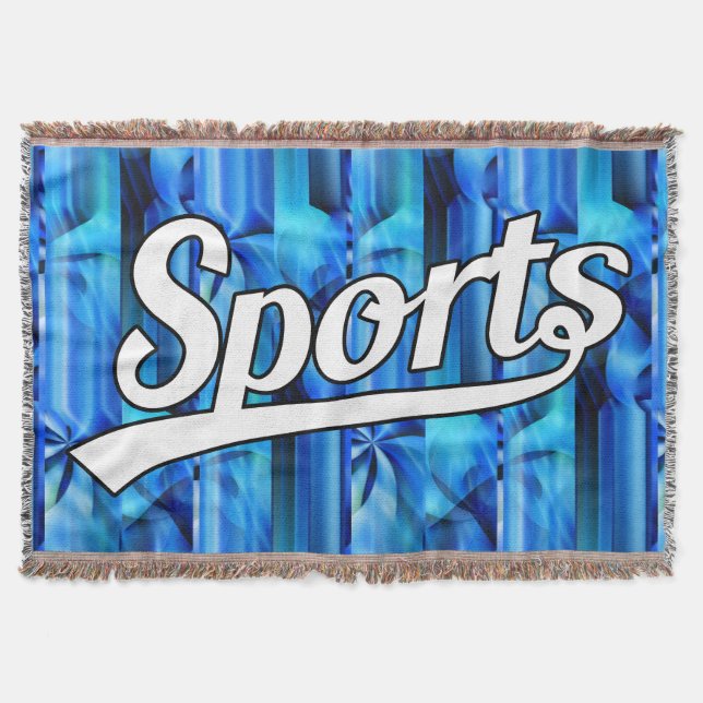 Text-Design: SPORTweiß + Ihr eigener Text & Ideen Decke (Vorderseite)