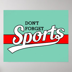 Text-Design: SPORTweiß + Ihr eigener Text & Ideen Poster