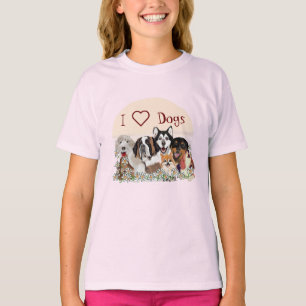 Text Dog Pack Club anpassen T-Shirt