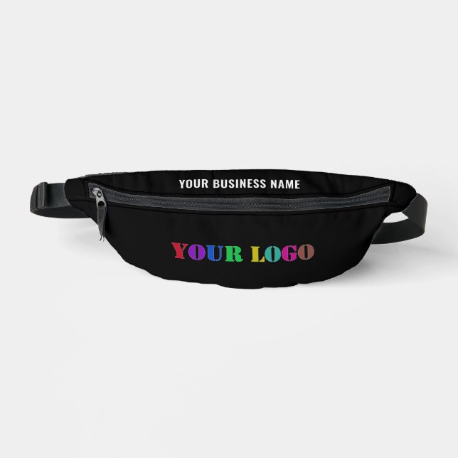 Text-Fanny-Pack mit benutzerdefinierten Firmenlogo Bauchtasche (Vorderseite)
